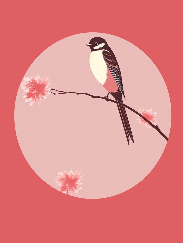 Minimalist Swallow 2 Illustration