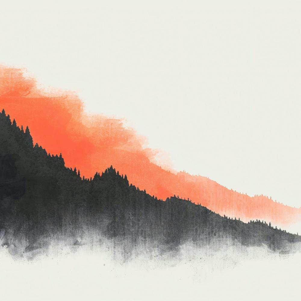 Sunrise In The Mountains