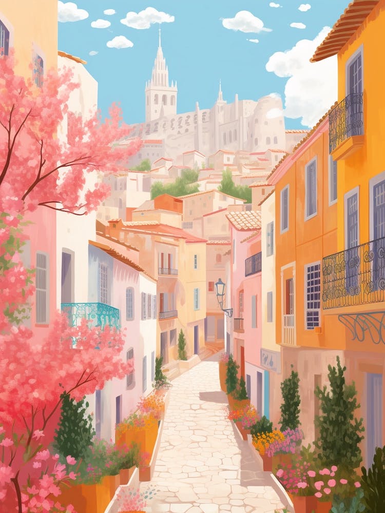Alicante Spain 5 Illustration