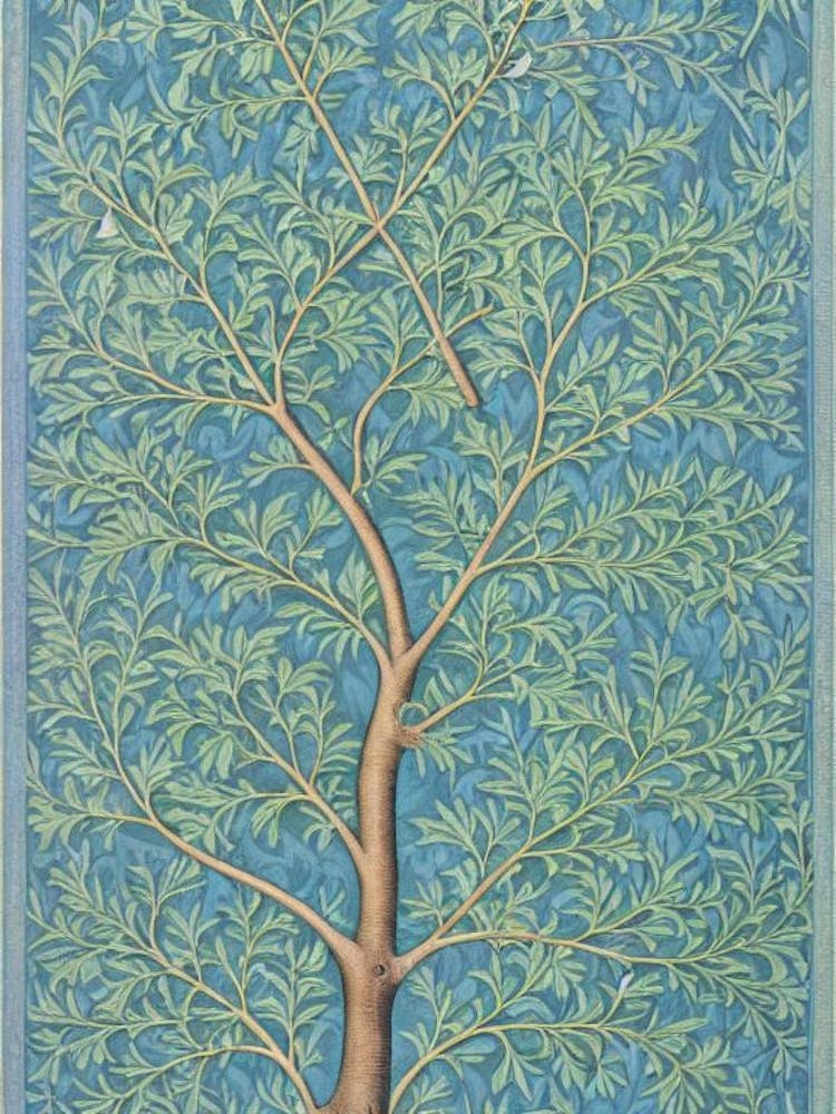 Maidenhair Tree tree Vintage Botanical