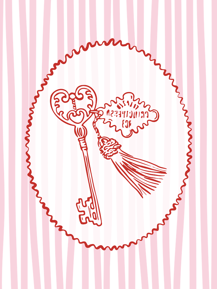 Key To My Heart | Pink & Red Gallery Wall