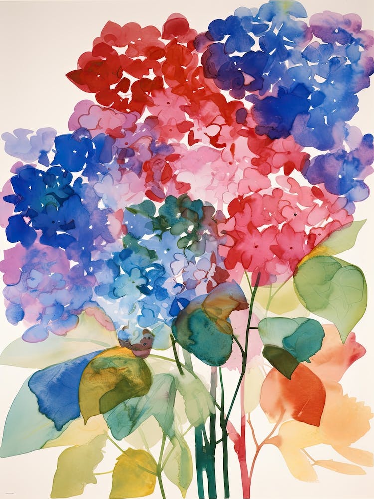 Hydrangea Flower Illustration 3