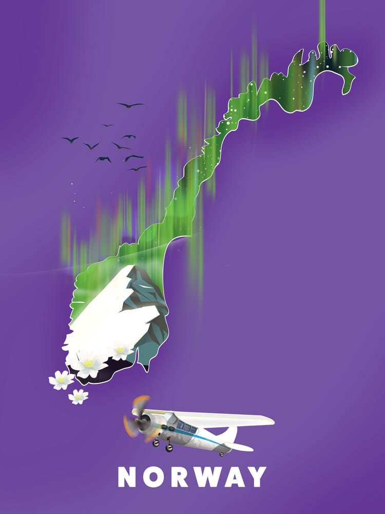 Norwegen Karte