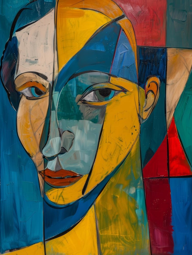 Abstract Of A Woman'S Face 23