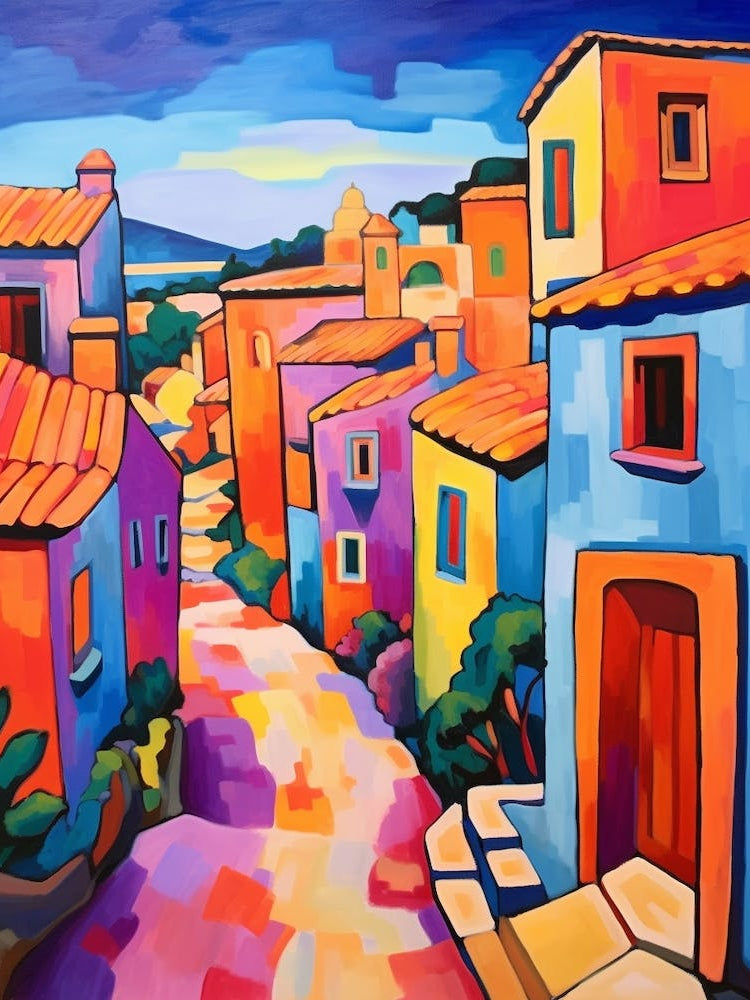 Gozo Malta 4 Fauvist Painting