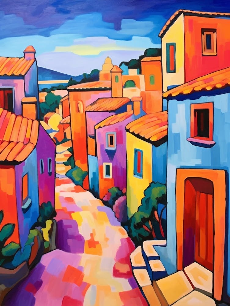 Gozo Malta 4 Fauvist Painting