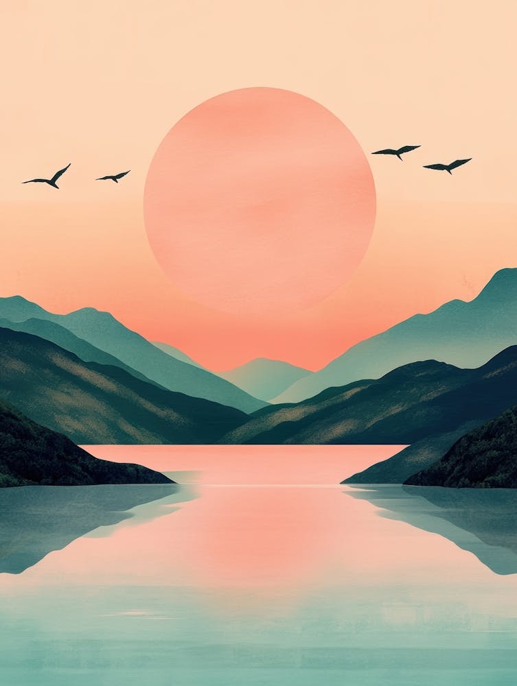 Sunset In The Mountains 30