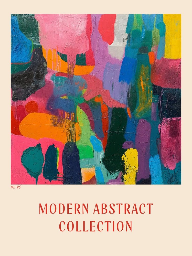 Modern Abstract Collection Poster 45