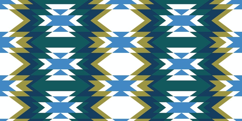 Southwest-Inspired Geometric Pattern Print