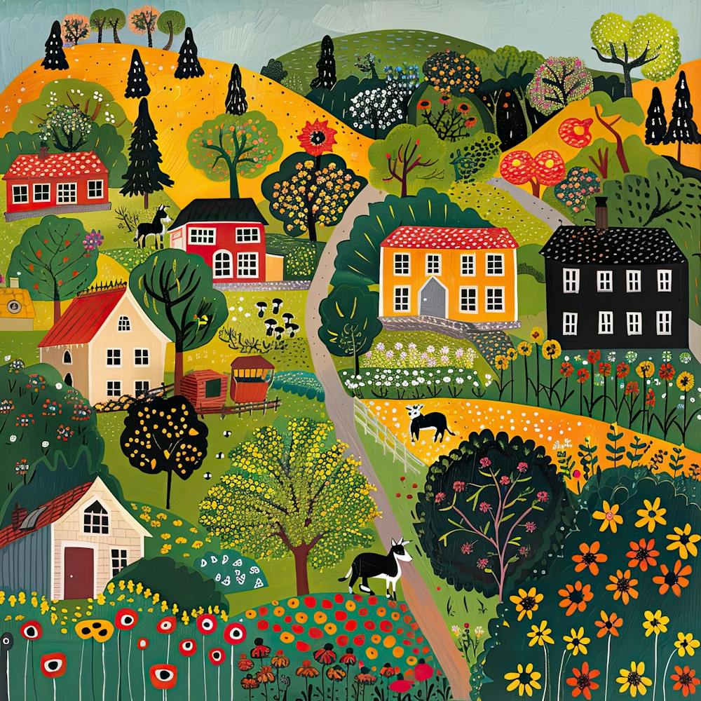 Kids Travel Illustration Denmark 1