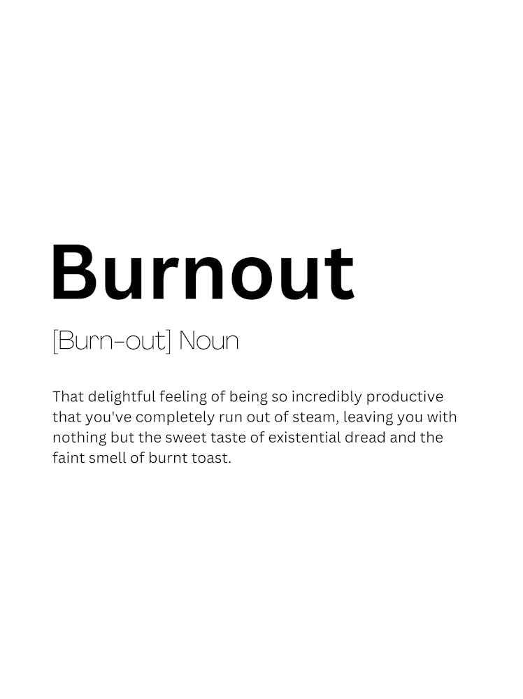 Burnout Definition Meaning