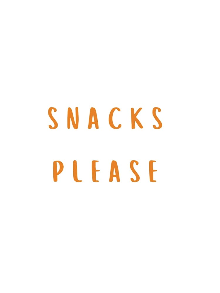 Snacks Please Orange