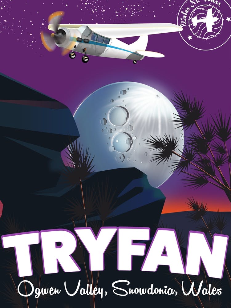 Tryfan Ogwen Valley Snowdonia Wales