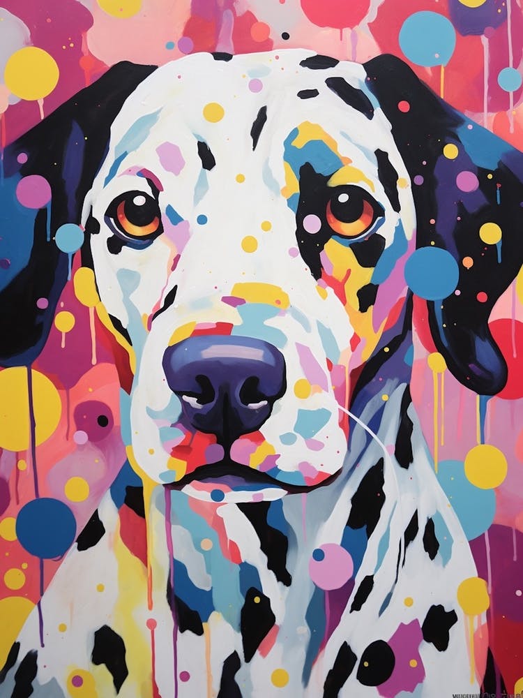 Paint Splash Dalmation 1