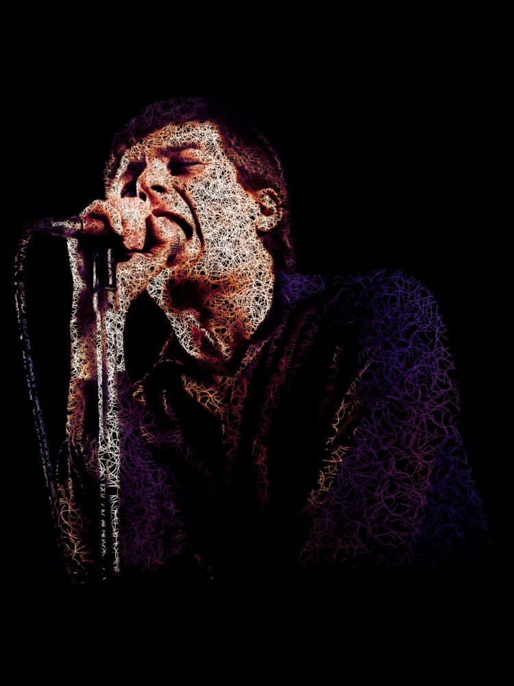 Surreal Portrait Ian Curtis