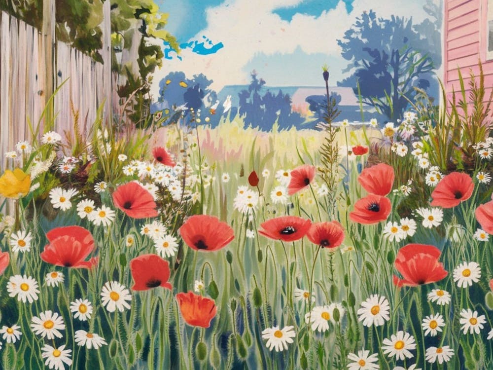 Summer Wildflower Field - Impressionistic