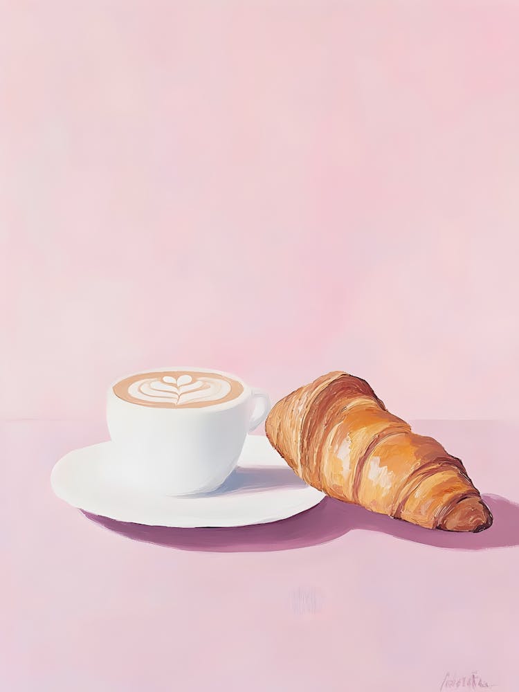 Coffee And Croissant