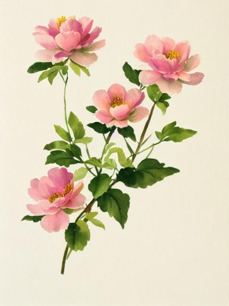 Heather 2 Vintage Flowers Flower