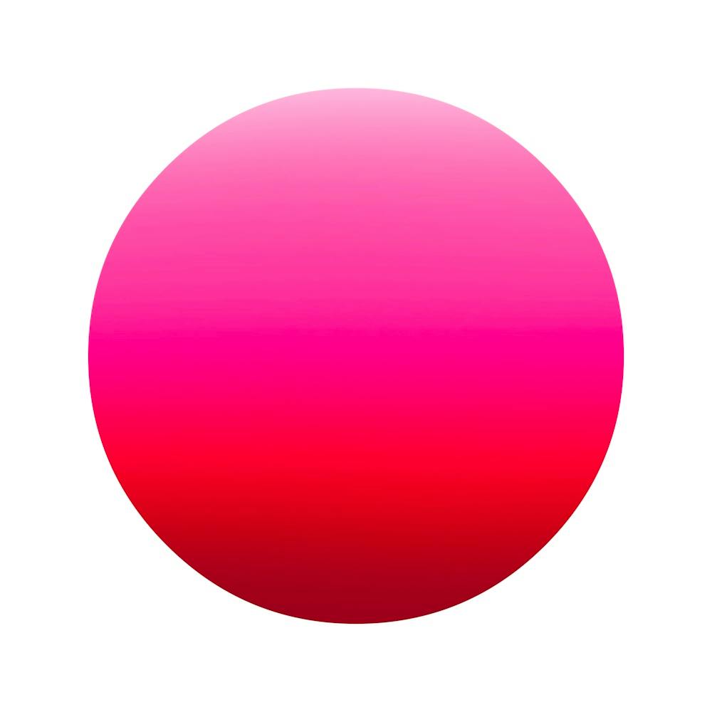 Pink and Red Gradient Abstract Circle