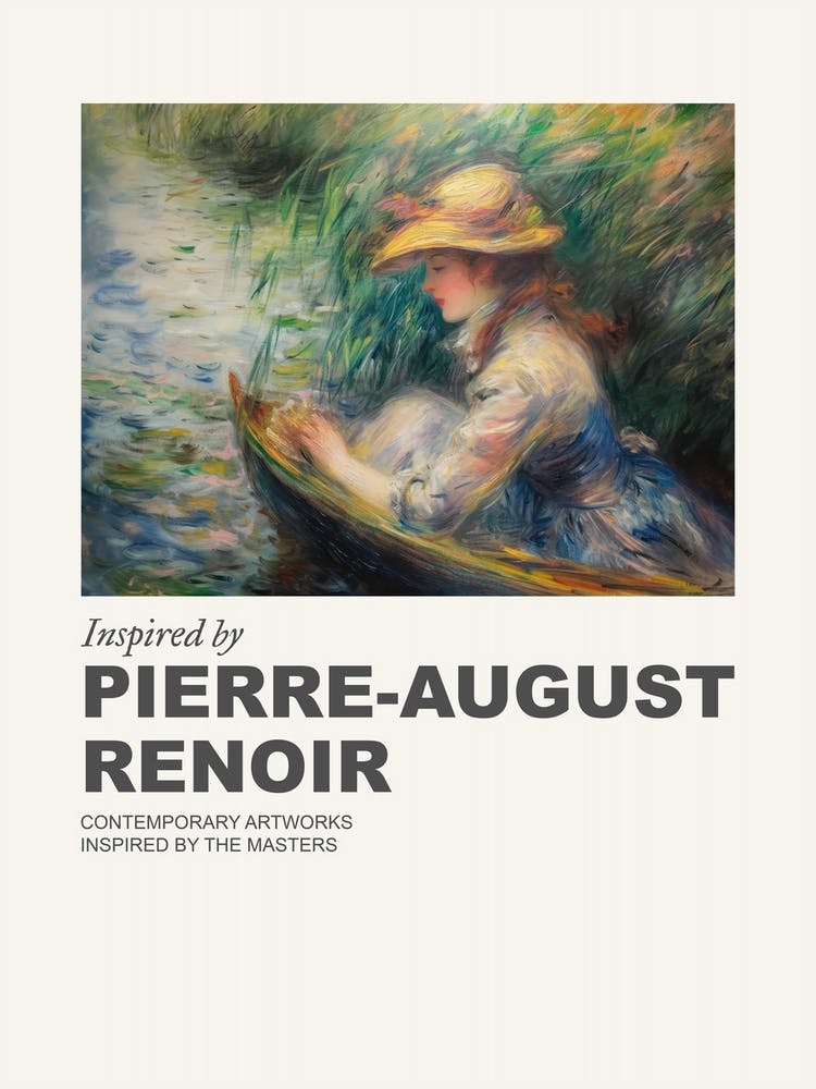 Museum Poster Inspired By Pierre August Renoir 2