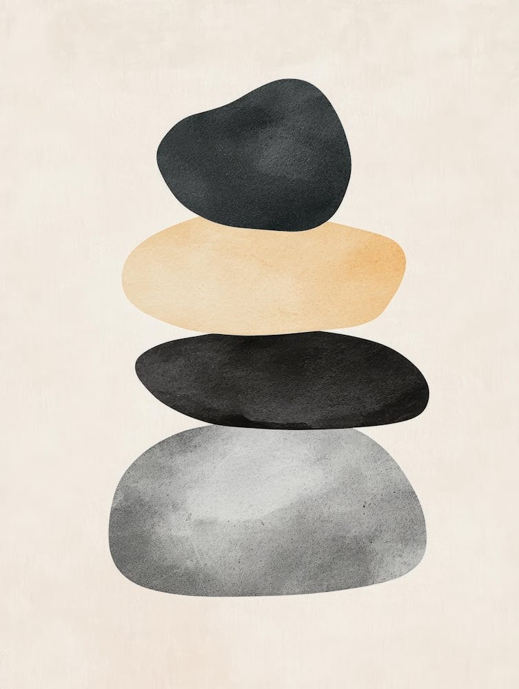 Stacked Stones Canvas Print 3