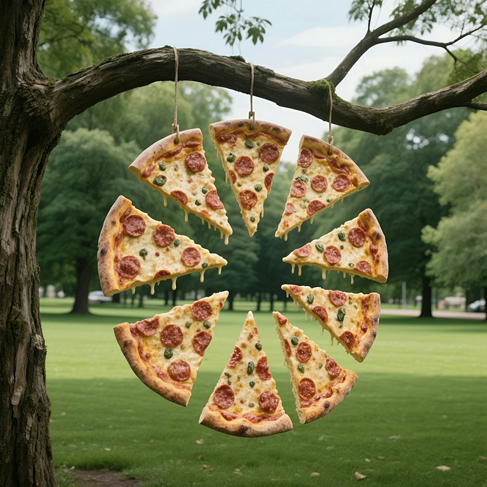 Pizza Sur Un Arbre 1