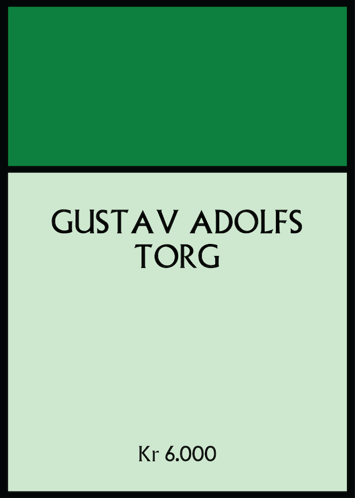 Gustav Adolfs Torg Stockholm Sweden