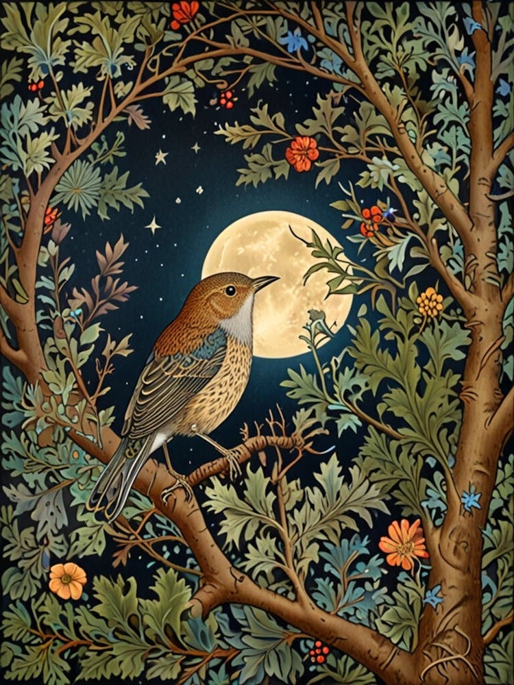 William Morris Bird In A Tree 5