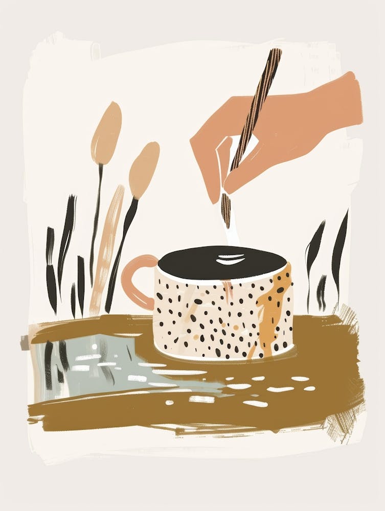 Illustration Of A Cup Of Coffee