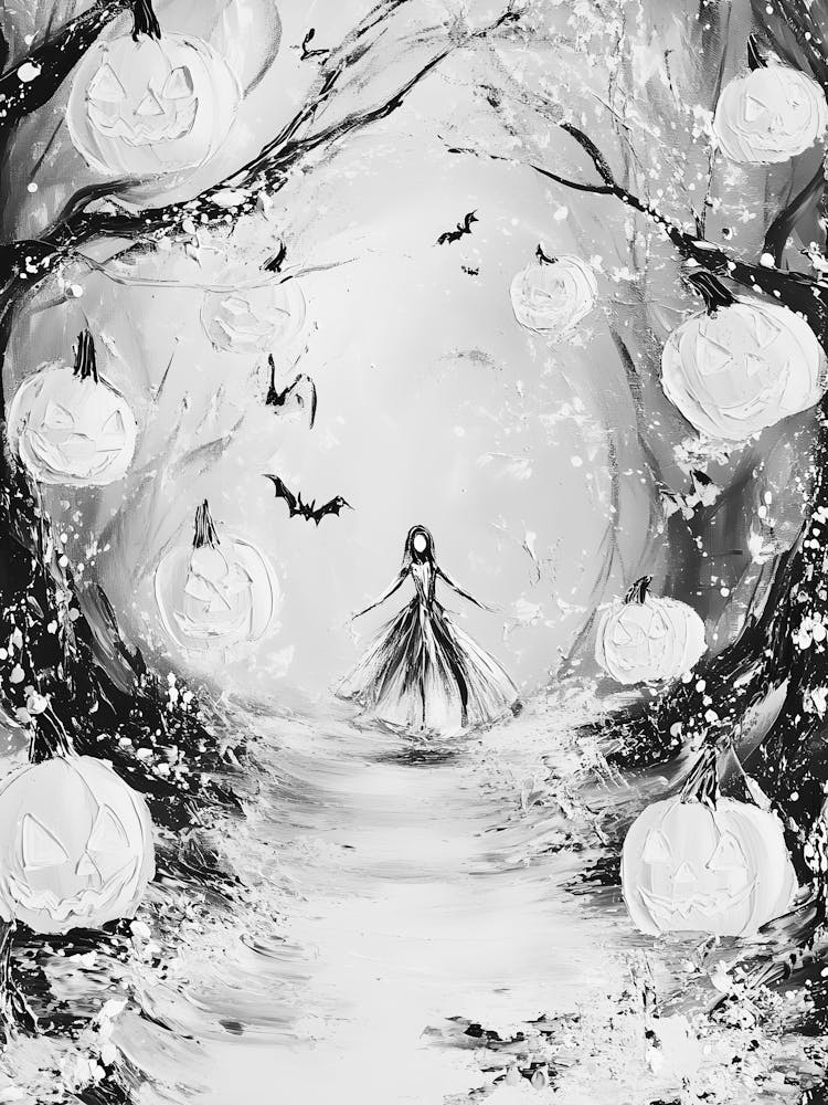 Black And White Painting 144
