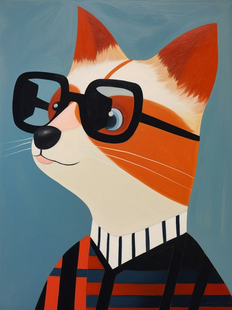 Little Red Panda 2 Wearing Sunglasses