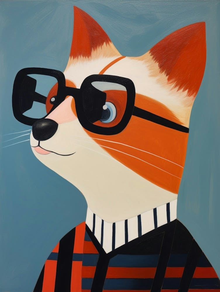 Little Red Panda 2 Wearing Sunglasses