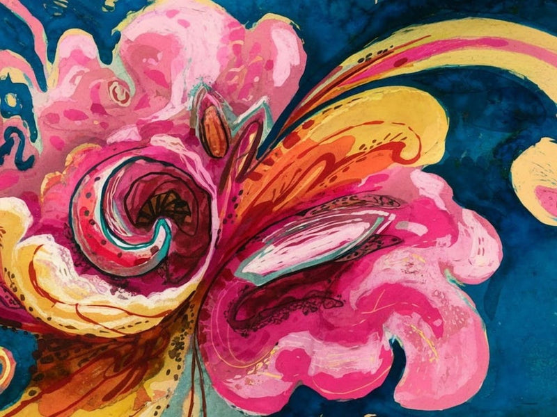 Abstract Floral Painting 1