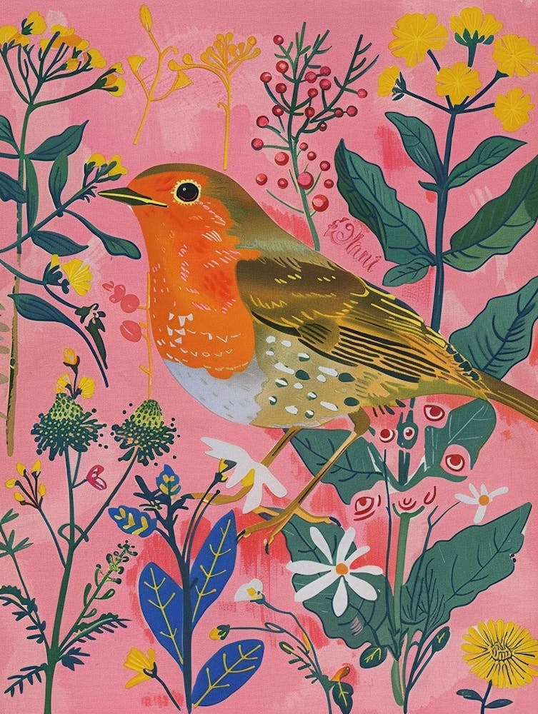 Spring Birds Robin 3