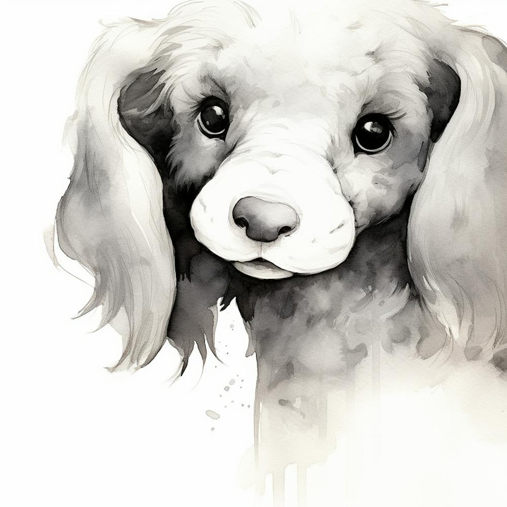 Poodle Painting
