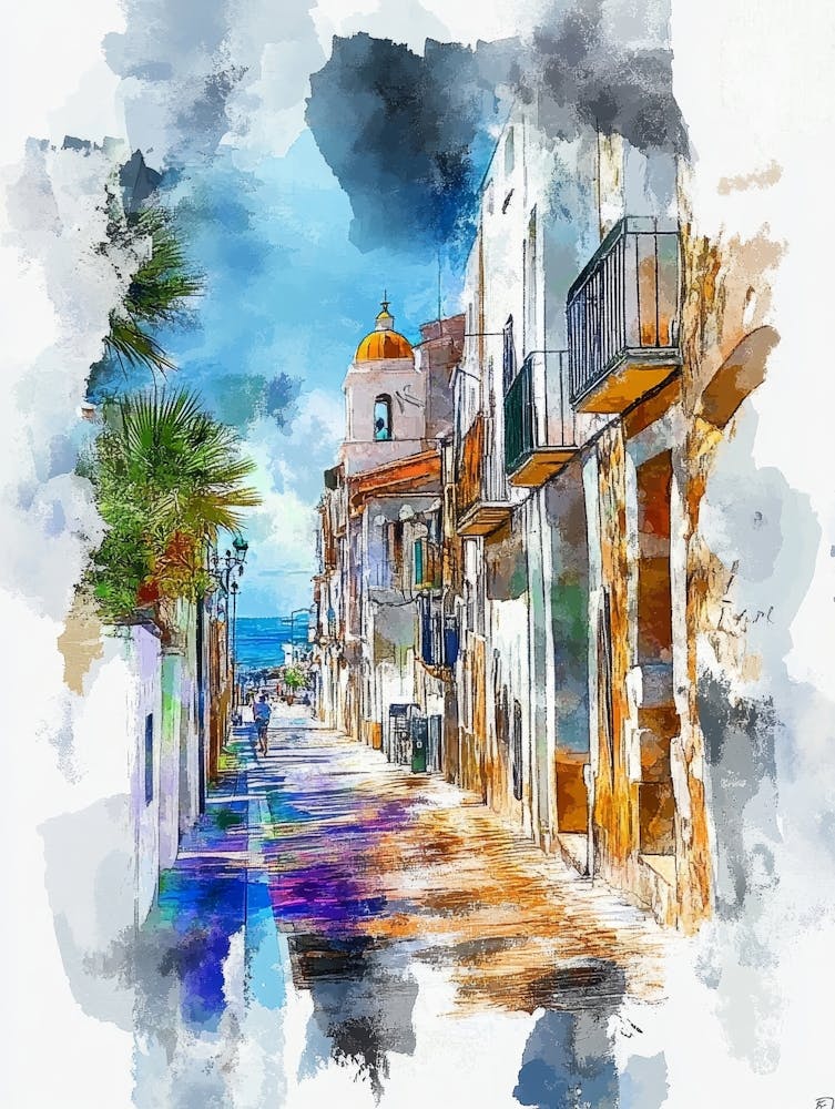 Villajoyosa Town Spain