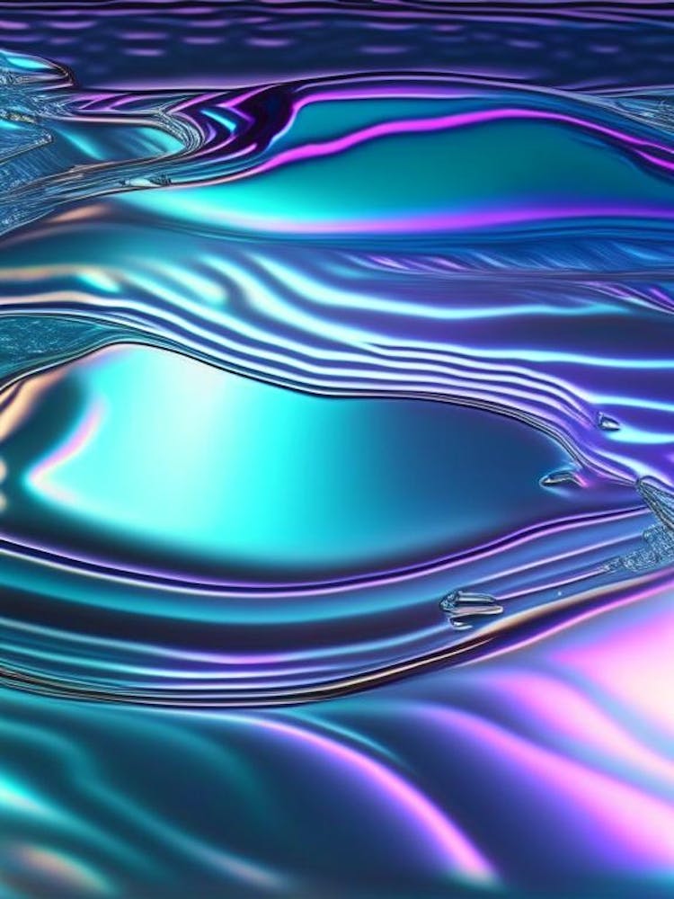 Water Texture, Water, Waterscape Holographic 1