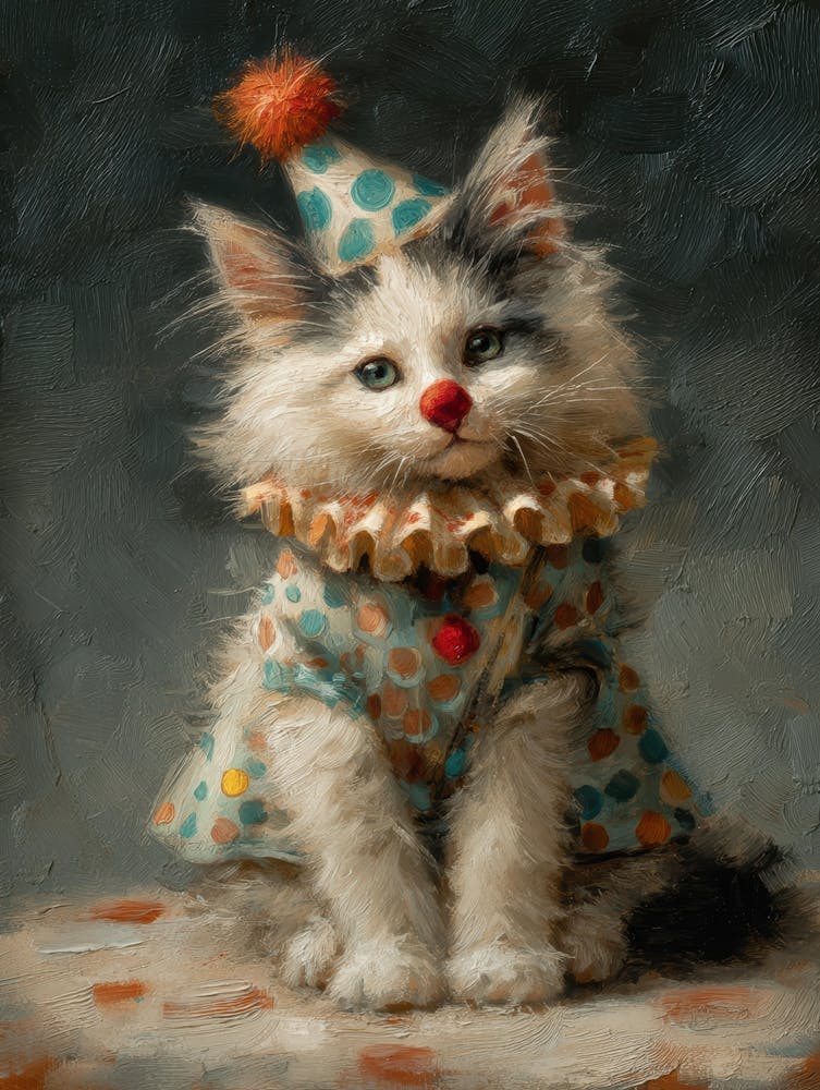 Chaton Clown 1