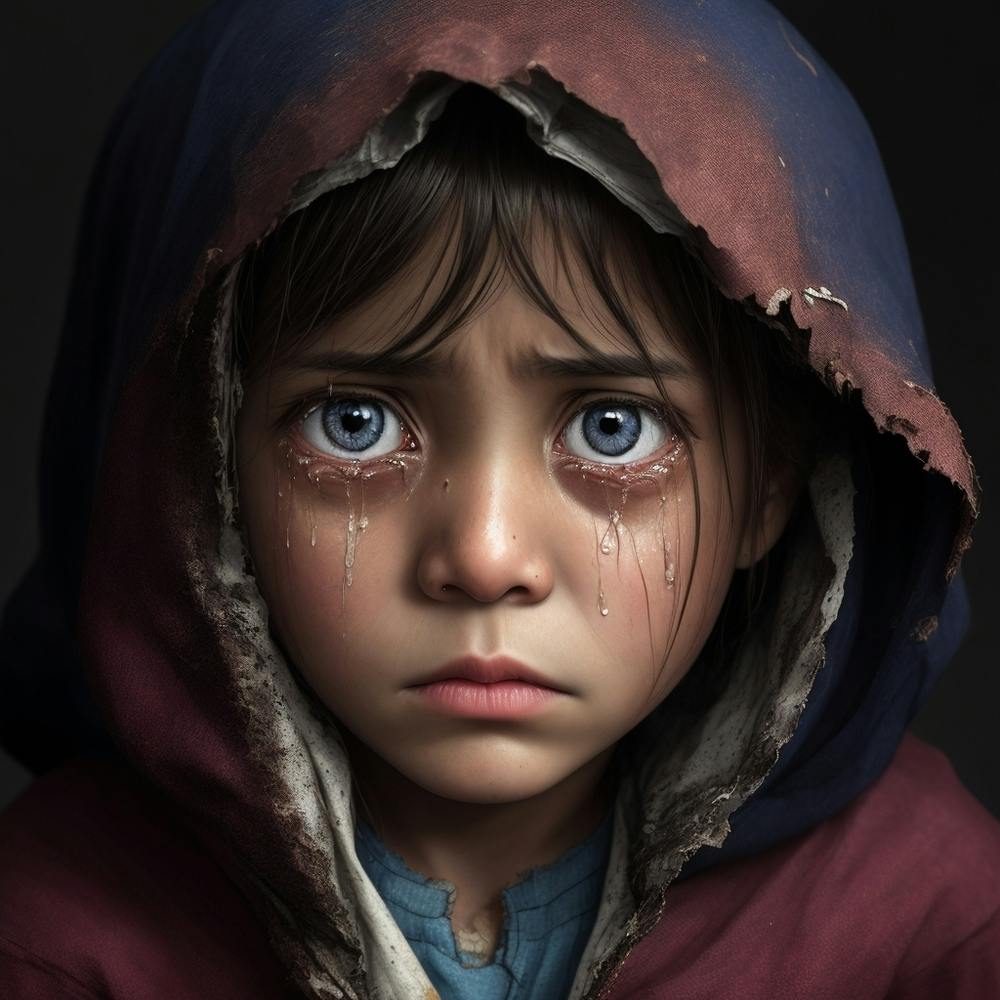 The Crying Little Girl