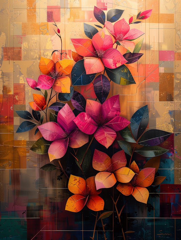 Abstract Floral Painting 2