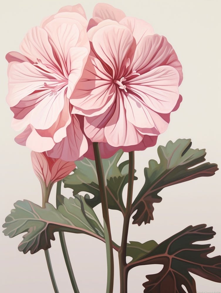 Floral Illustration Geranium 3