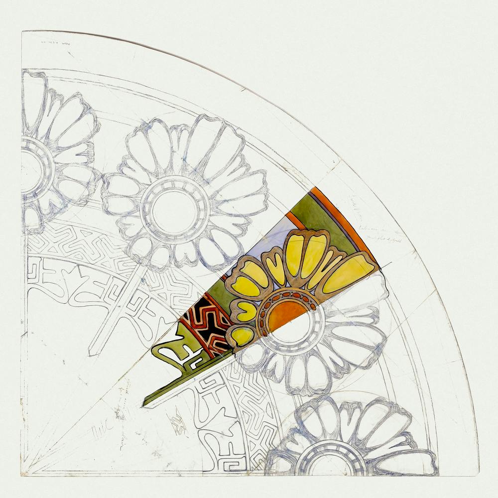 Preparatory Cardboard For A Stained Glass Window, Alphonse Maria Mucha