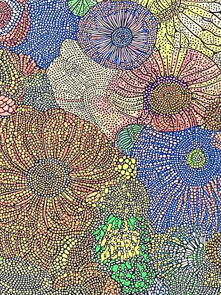 Polka Dot Flowers