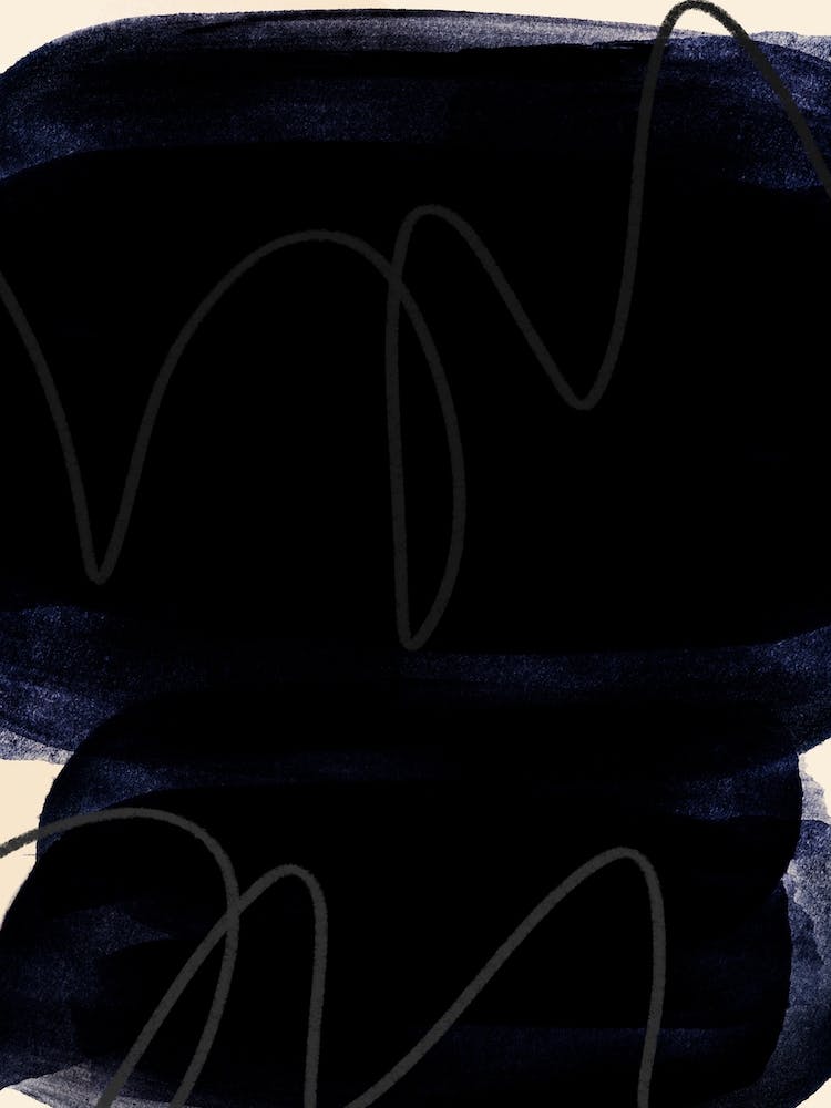 Black Abstract Art