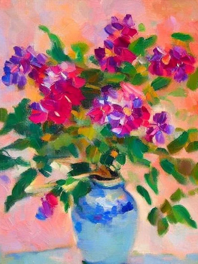 Jasmine Matisse Style Flower