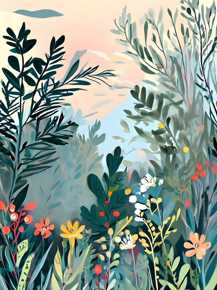 Watercolor Landscape Illustration