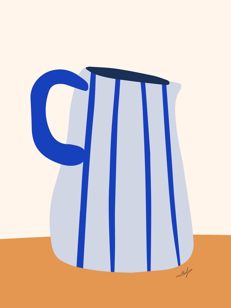 Blue Milk Jug