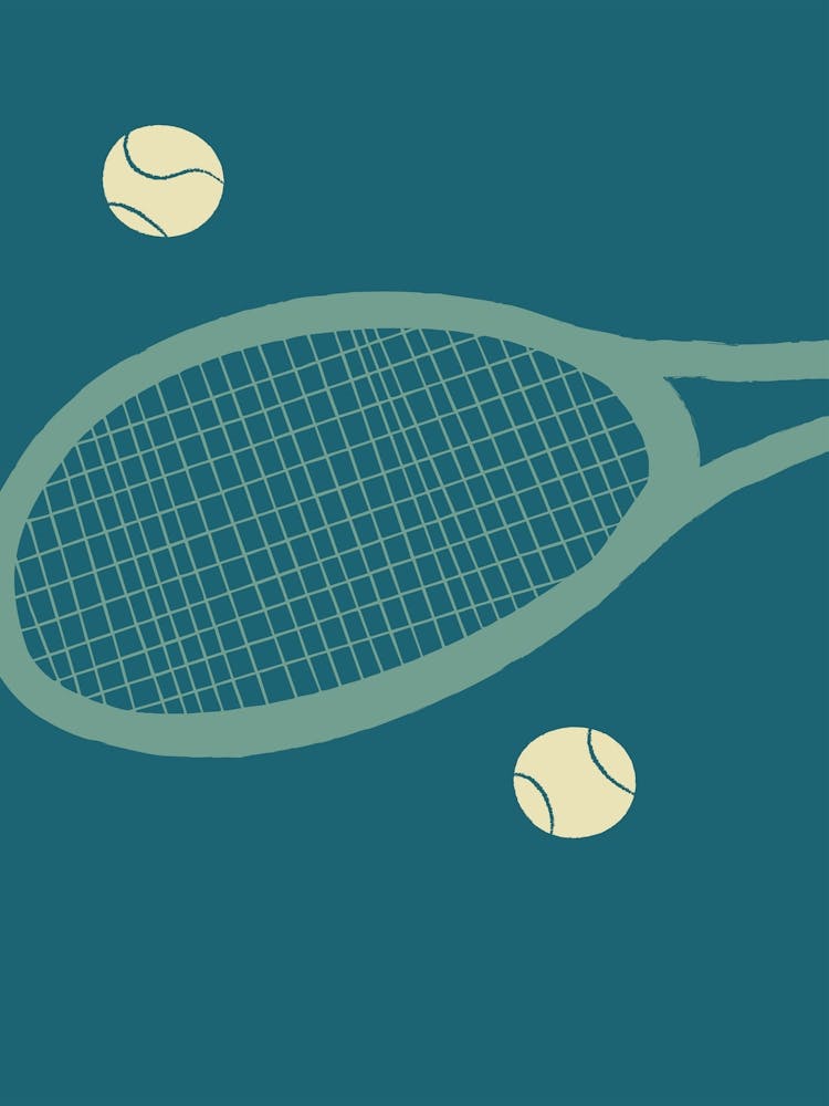 Sports Boho Rétro 4 Balle de Tennis 1