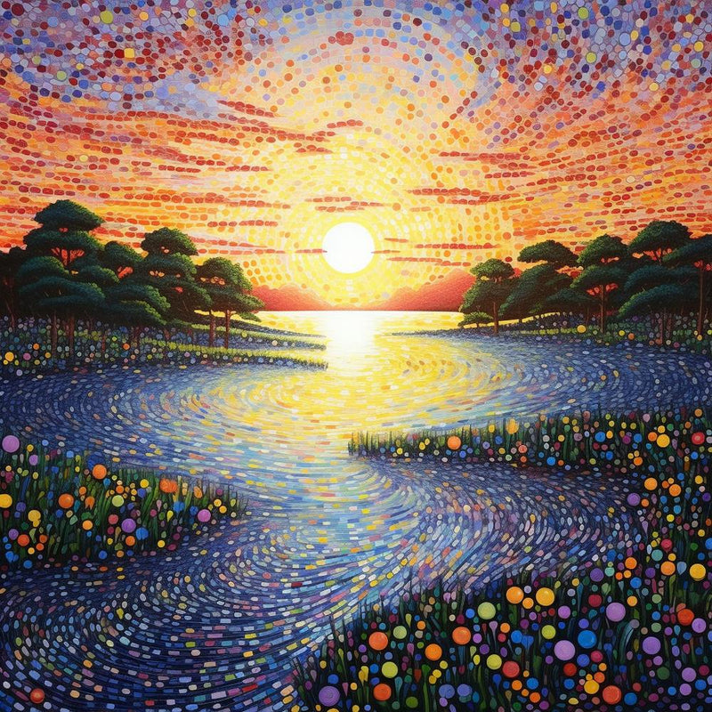 Sunset Over The Water 3