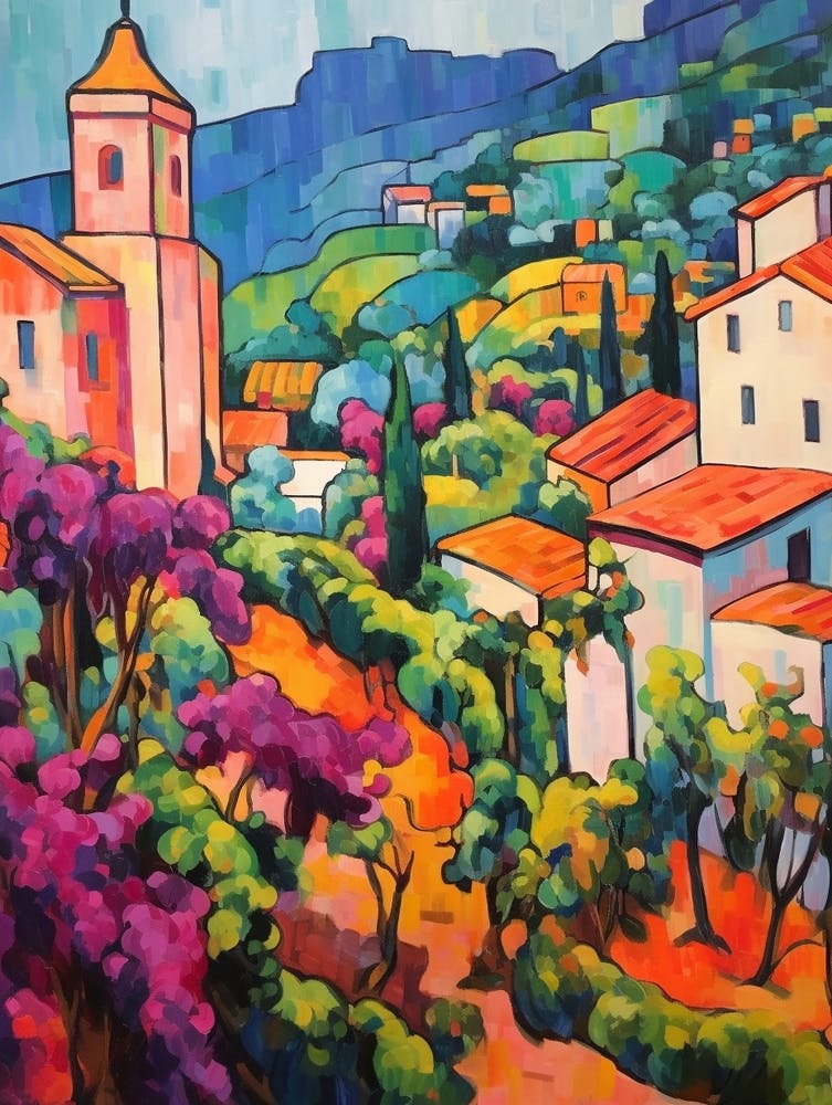 Ravello Italy 1 Fauvist Painting